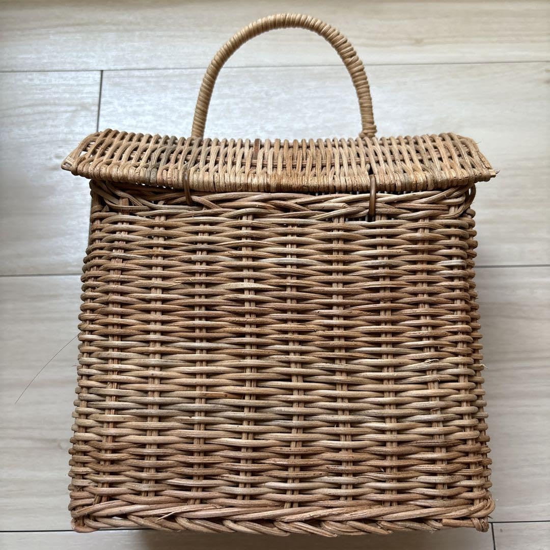 新品 サリュ おうちラタンバスケット大 Amazon.co.jp: サリュ おうちラタンバスケット かご おうち